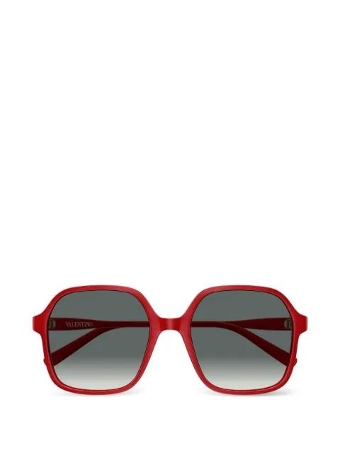 VLogo geometric-frame sunglasses by VALENTINO GARAVANI EYEWEAR