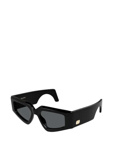 VLogo geometric-frame sunglasses by VALENTINO GARAVANI EYEWEAR