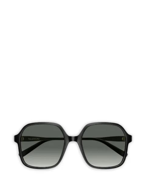 VLogo geometric-frame sunglasses by VALENTINO GARAVANI EYEWEAR