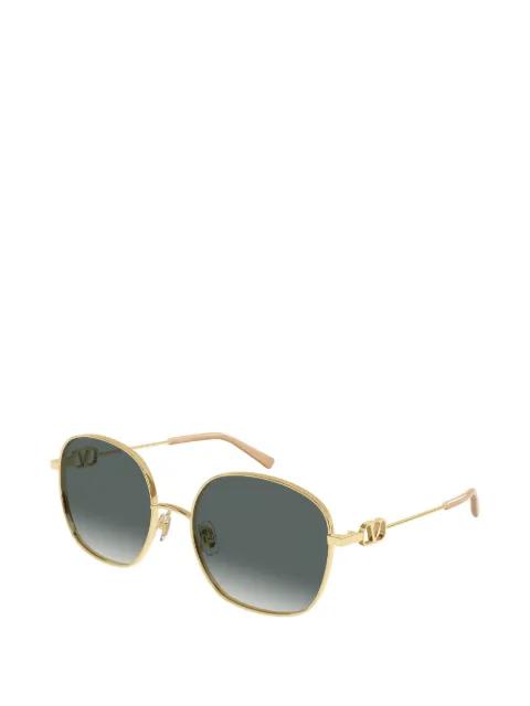 VLogo geometric-frame sunglasses by VALENTINO GARAVANI EYEWEAR