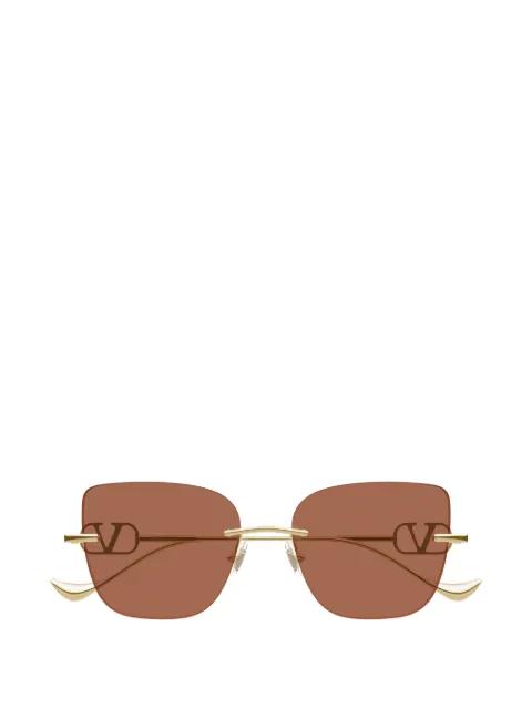 VLogo rimless sunglasses by VALENTINO GARAVANI EYEWEAR