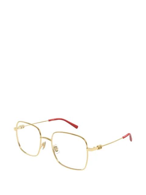 VLogo square-frame glasses by VALENTINO GARAVANI EYEWEAR