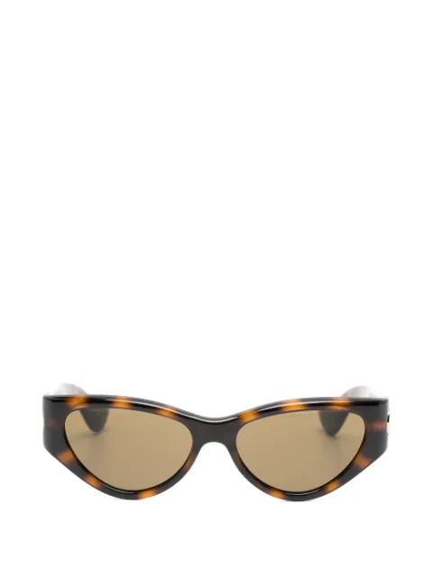 VLogo tortoiseshell-effect cat-eye sunglasses by VALENTINO GARAVANI EYEWEAR
