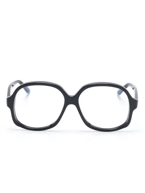 logo-print glasses by VALENTINO GARAVANI EYEWEAR