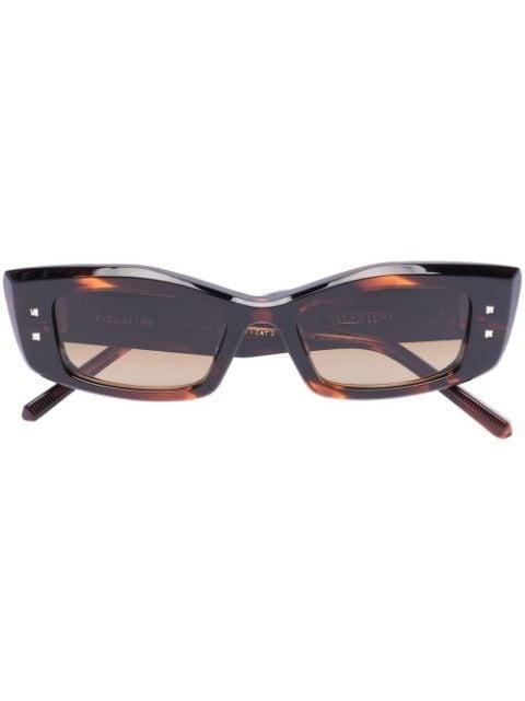 rectangle frame sunglasses by VALENTINO GARAVANI EYEWEAR