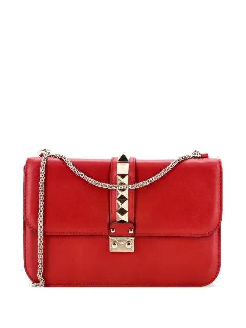 Glam Lock Leather Large shoulder bag by VALENTINO GARAVANI 