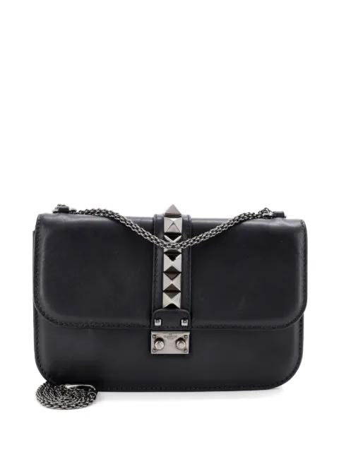 Glam Lock Leather Medium shoulder bag by VALENTINO GARAVANI 