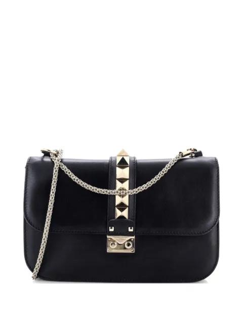 Glam Lock Leather Medium shoulder bag by VALENTINO GARAVANI 