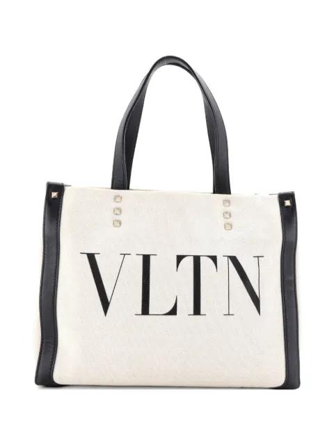Grande Plage VLTN Canvas Medium tote bag by VALENTINO GARAVANI 