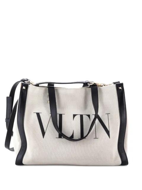 Grande Plage VLTN Canvas Small tote bag by VALENTINO GARAVANI 