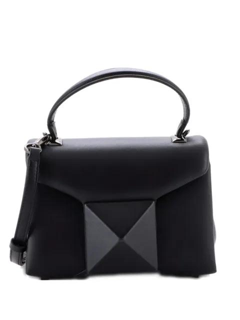 One Stud Top Handle Flap Bag Leather Mini shoulder bag by VALENTINO GARAVANI 