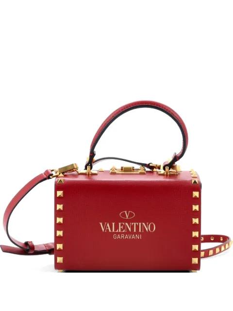 Rockstud Alcove Box Bag Leather satchel by VALENTINO GARAVANI 