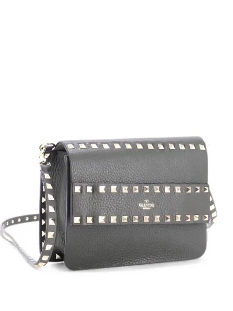 Rockstud Front Handle Flap Bag Leather Small crossbody bag by VALENTINO GARAVANI 