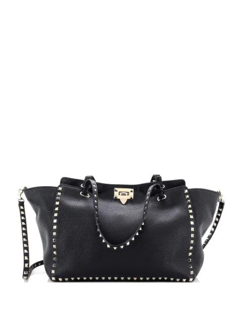 Rockstud Pebbled Leather Medium tote bag by VALENTINO GARAVANI 