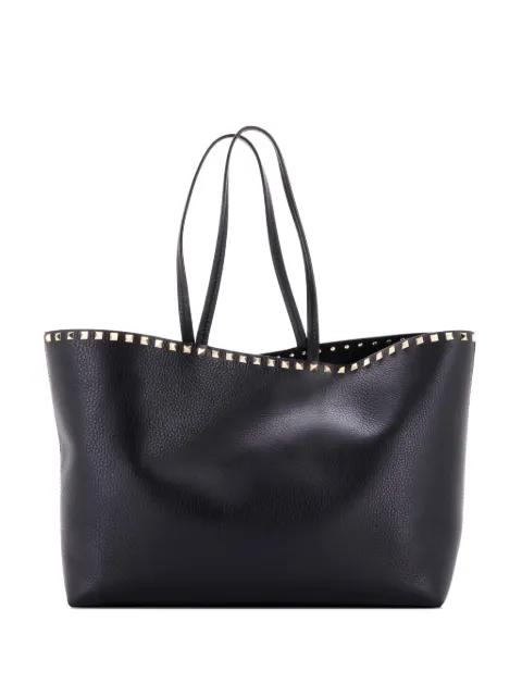 Rockstud Shopper Leather Large tote bag by VALENTINO GARAVANI 