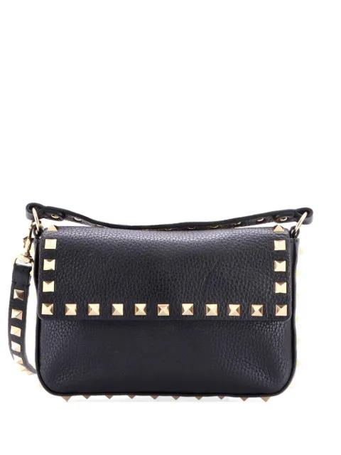 Rockstud Top Handle Pouch Leather Mini crossbody bag by VALENTINO GARAVANI 