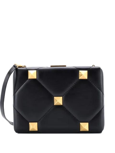 Roman Stud Minaudiere Quilted Leather clutch bag by VALENTINO GARAVANI 