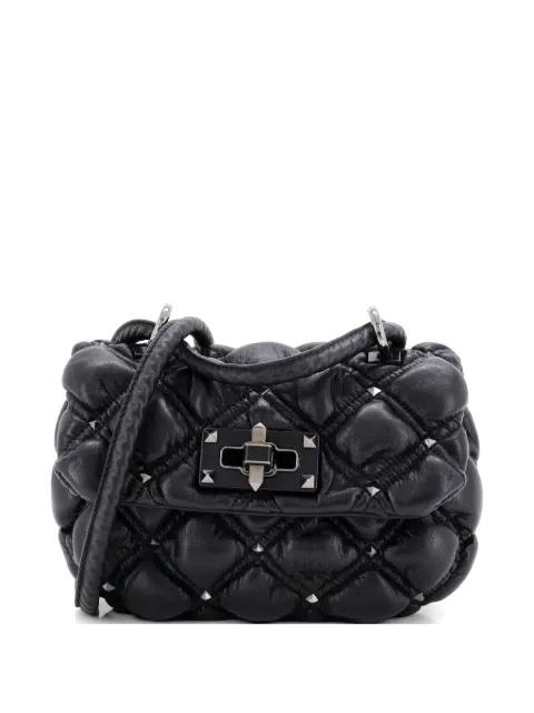 SpikeMe Flap Bag Quilted Leather Small crossbody bag by VALENTINO GARAVANI 