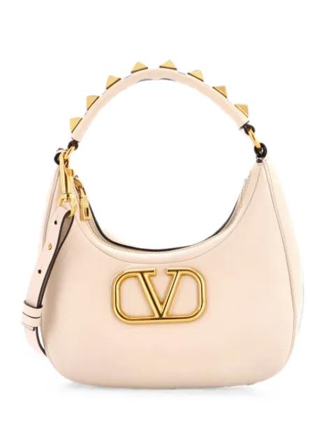 Stud Sign Zip Leather hobo bag by VALENTINO GARAVANI 