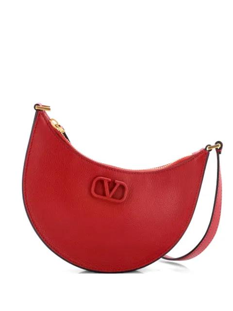 VLogo Leather Mini hobo bag by VALENTINO GARAVANI 