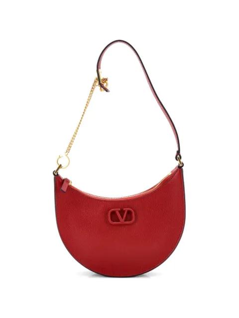 VLogo Leather Mini hobo bag by VALENTINO GARAVANI 