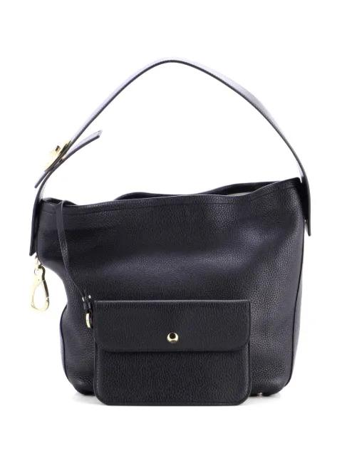 VLogo Ohval Hobo Leather shoulder bag by VALENTINO GARAVANI 