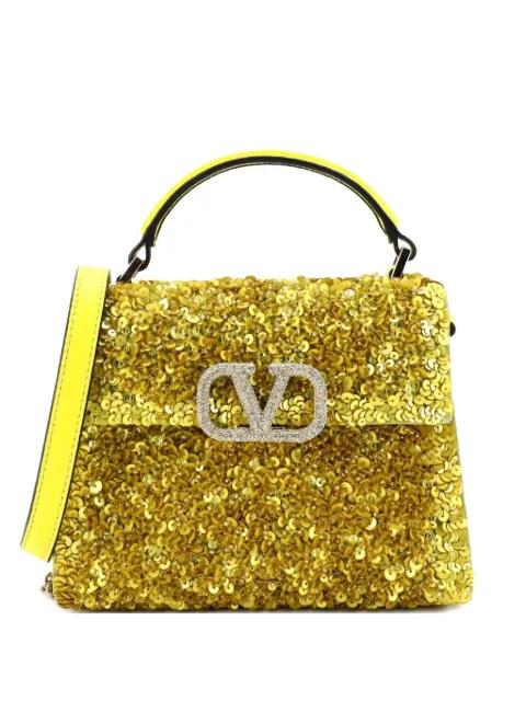 VSling Top Handle Bag Sequins Mini satchel by VALENTINO GARAVANI 