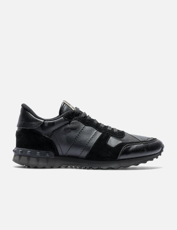 Garavani Rockrunner Camo Sneakers by VALENTINO