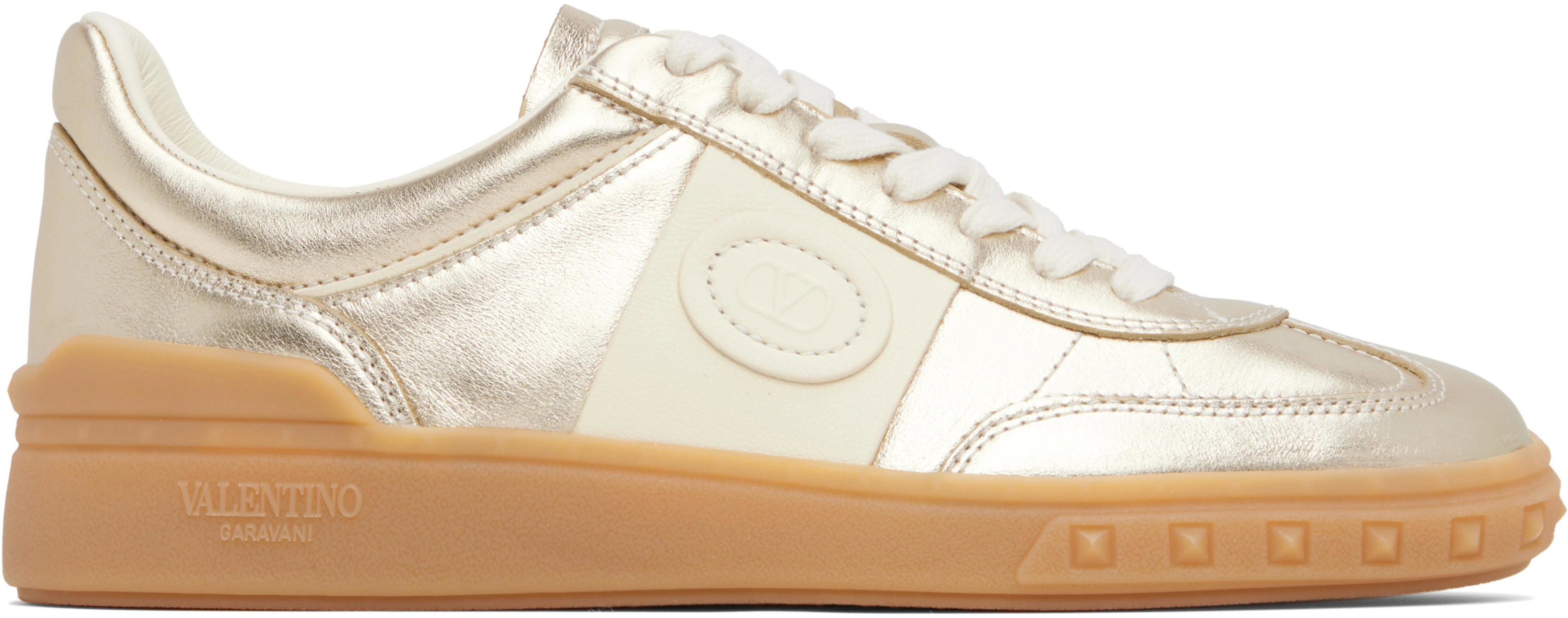Gold Upvillage Sneakers by VALENTINO