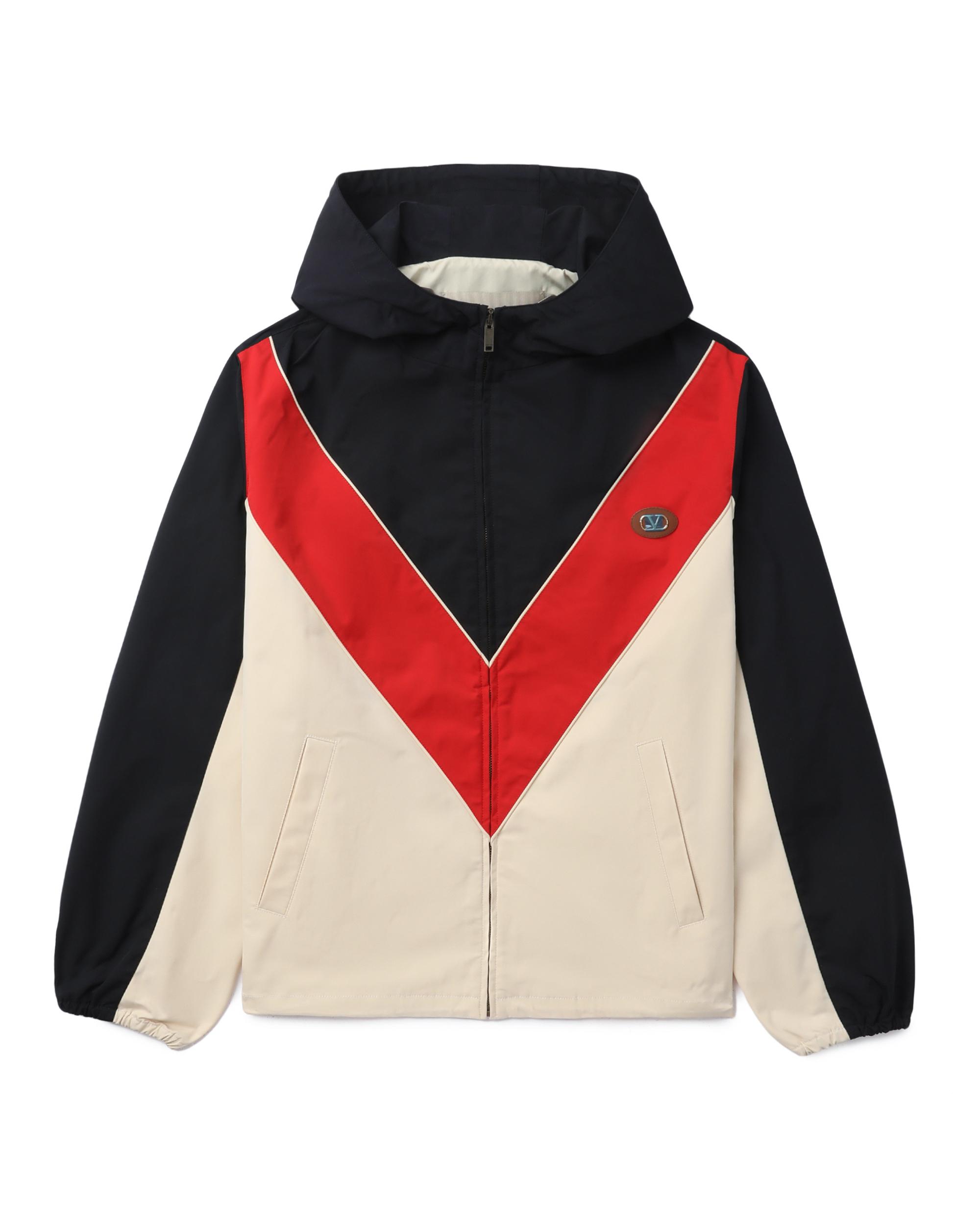 Hooded panelled jacket by VALENTINO