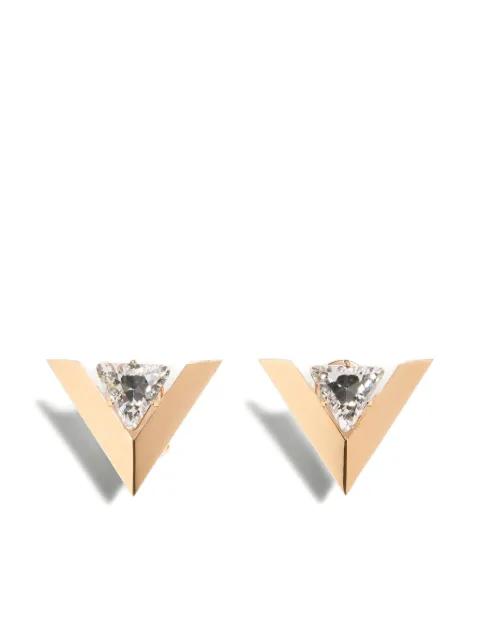 Je Les V-metal earrings by VALENTINO