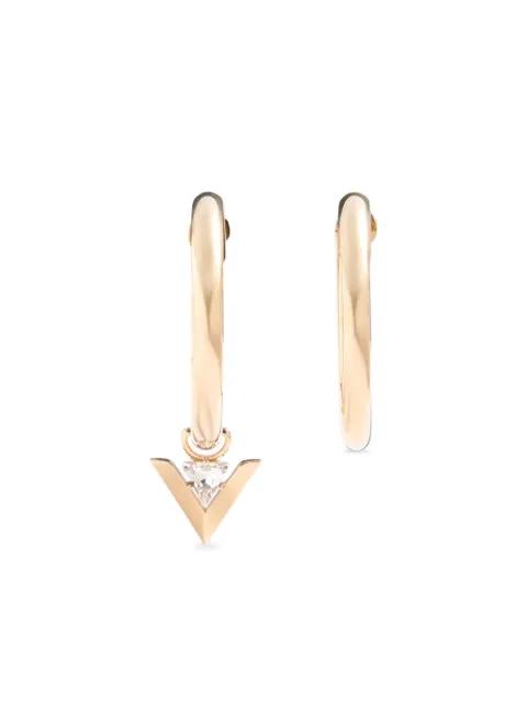 Je Les V-metal earrings by VALENTINO