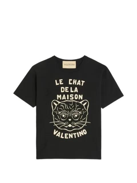 Le Chat De La Maison T-shirt by VALENTINO
