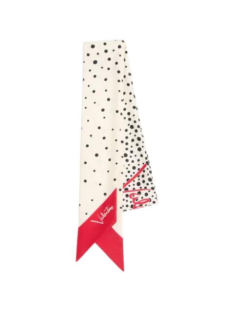 Little Stars Starry silk bandeau scarf by VALENTINO