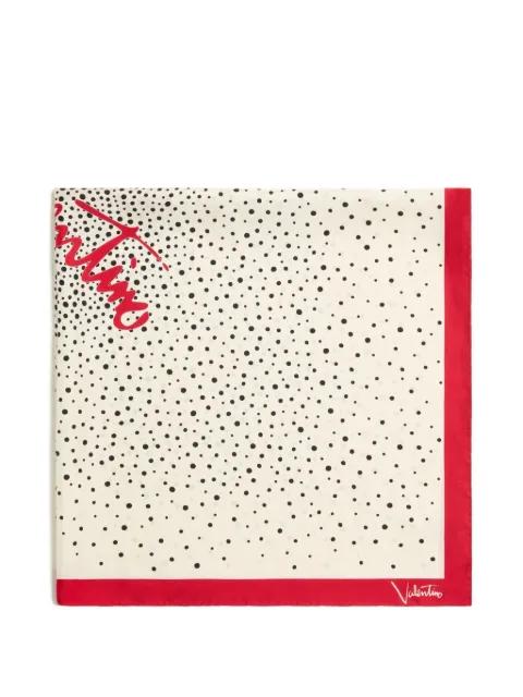 Little Stars starry silk scarf by VALENTINO