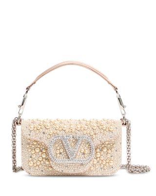 Locò VLogo Small Embellished Shoulder Bag by VALENTINO
