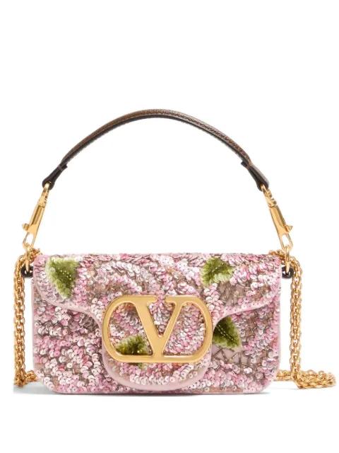 Locò small embroidered shoulder bag by VALENTINO