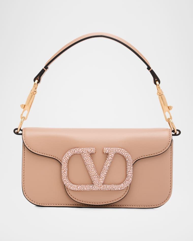 Loco Small Leather Top-Handle Bag with Jewel VLogo by VALENTINO