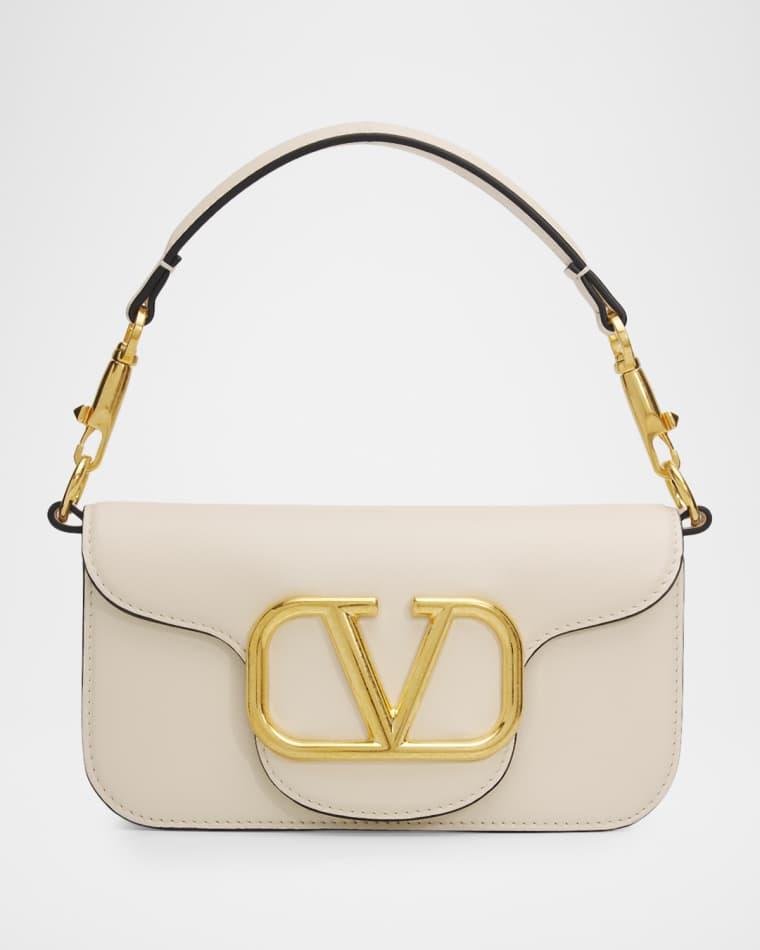 Loco Small VLogo Leather Shoulder Bag by VALENTINO