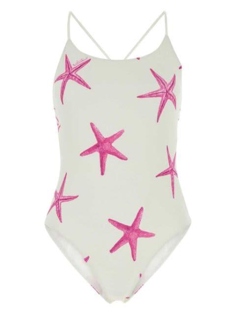 Lycra Starfish One-Piece Swimsuit by VALENTINO