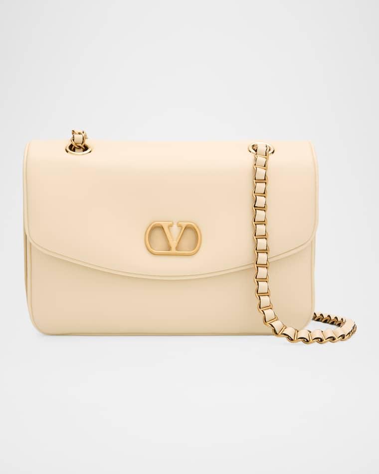 Medium Leather VLogo Shoulder Bag by VALENTINO