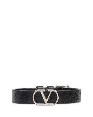 Men's Leather Bracelet by VALENTINO