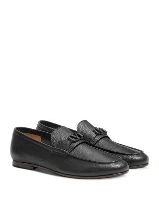 Men's Leather Loafers by VALENTINO