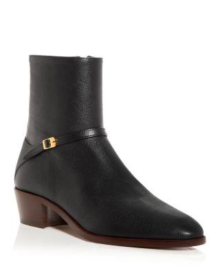 Men's Pat VLogo Boots by VALENTINO