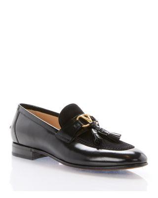 Men's Vaniteux Calfskin and Split Leather Loafer by VALENTINO