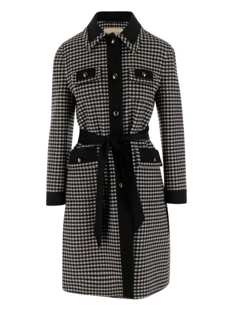 Micro Vichy coat by VALENTINO