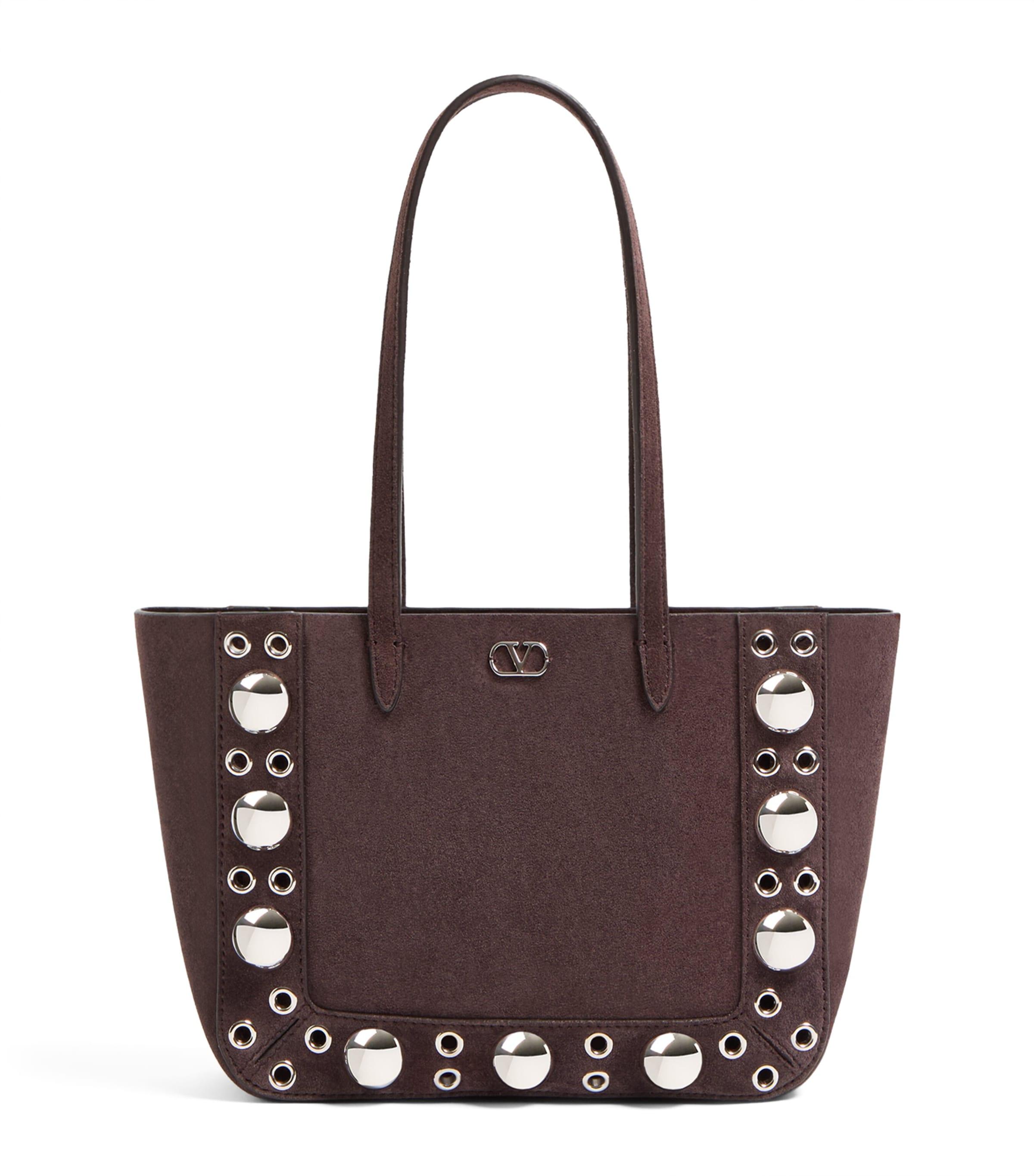 Mini Suede Nellcote Tote Bag by VALENTINO