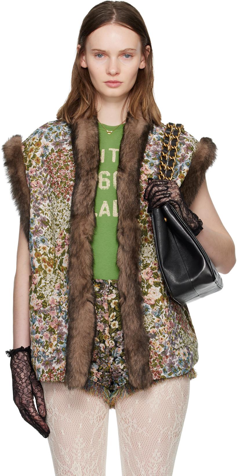 Multicolor Gobelin Après L'Hiver Fiorellini Vest by VALENTINO