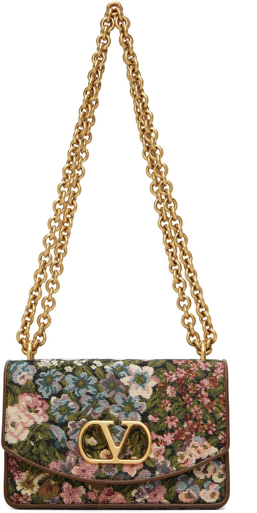 Multicolor Small Vain Shoulder Bag by VALENTINO