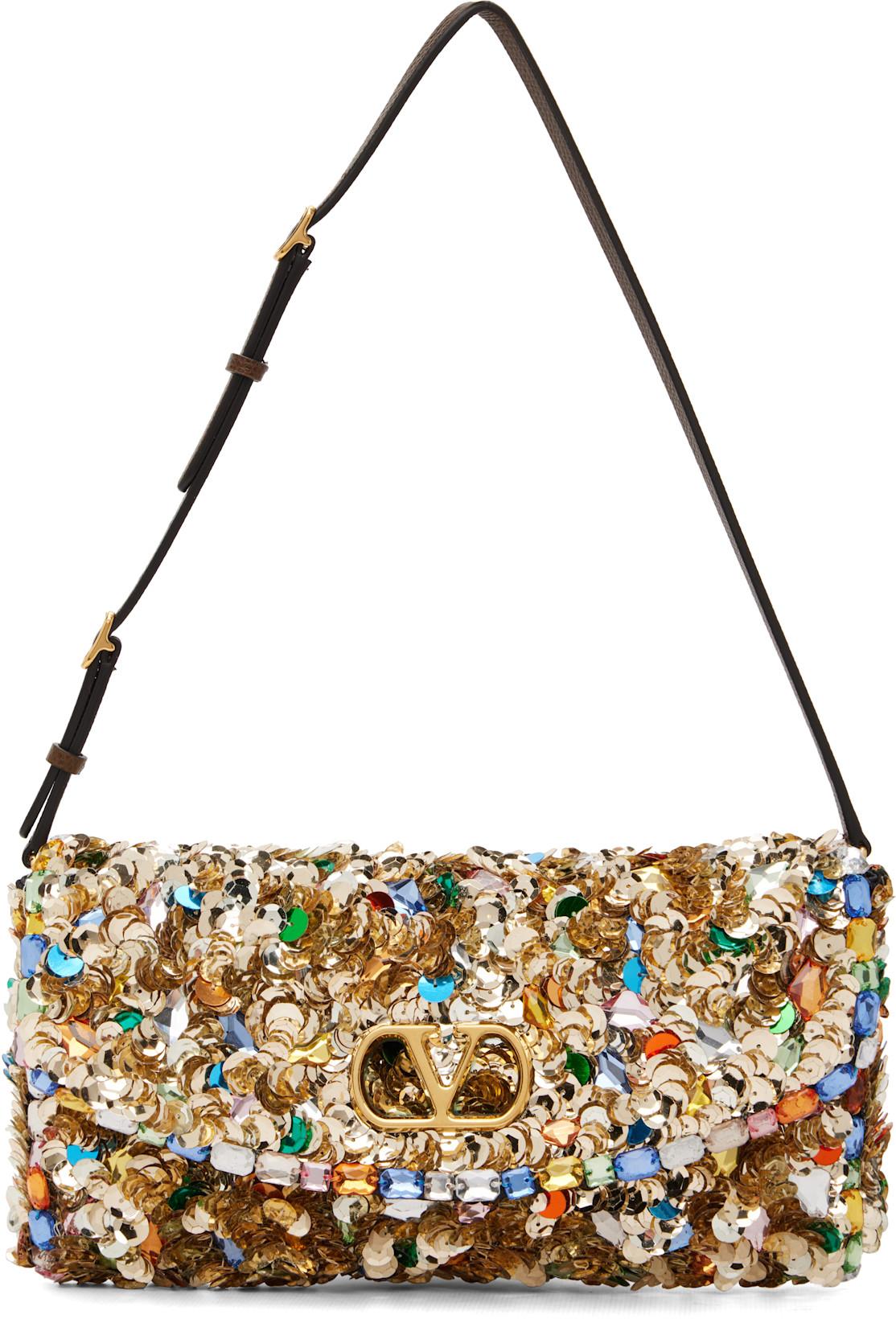 Multicolor Vain Soft Bag by VALENTINO
